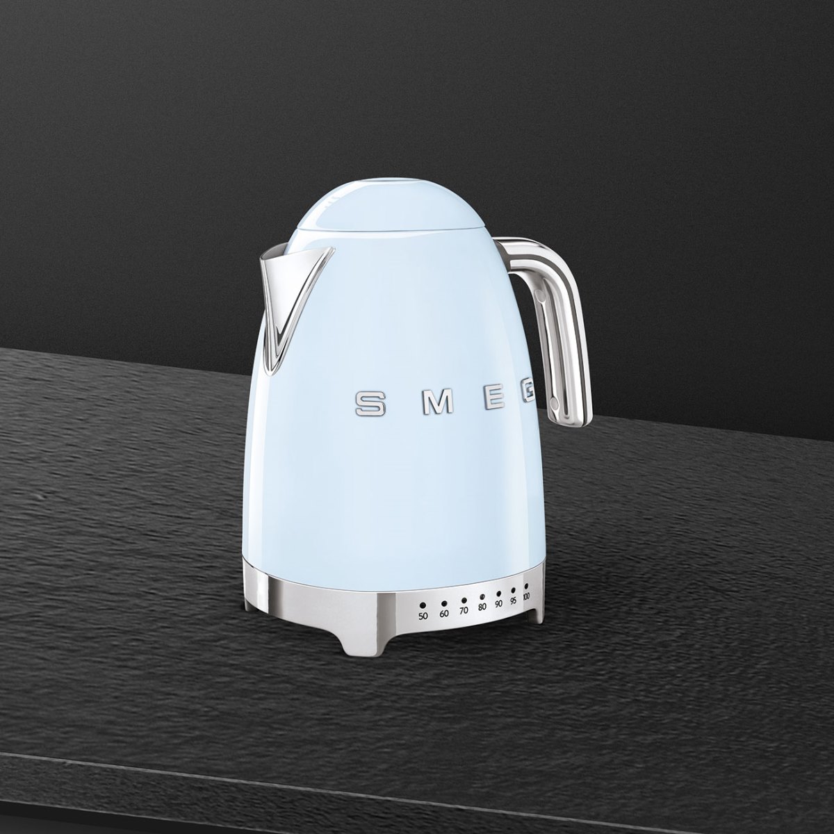 Jarro Elétrico Smeg Anni 50, Temperatura Variável e de 1,7 Litros Azul-4