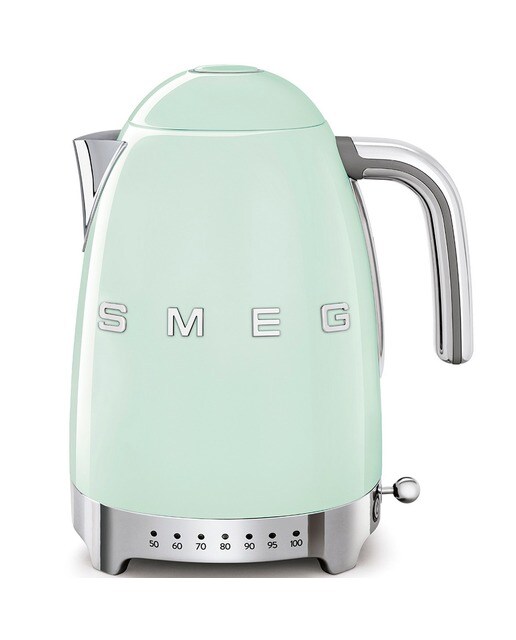 Jarro Elétrico Smeg Anni 50, Temperatura Variável e de 1,7 Litros Verde Água-1