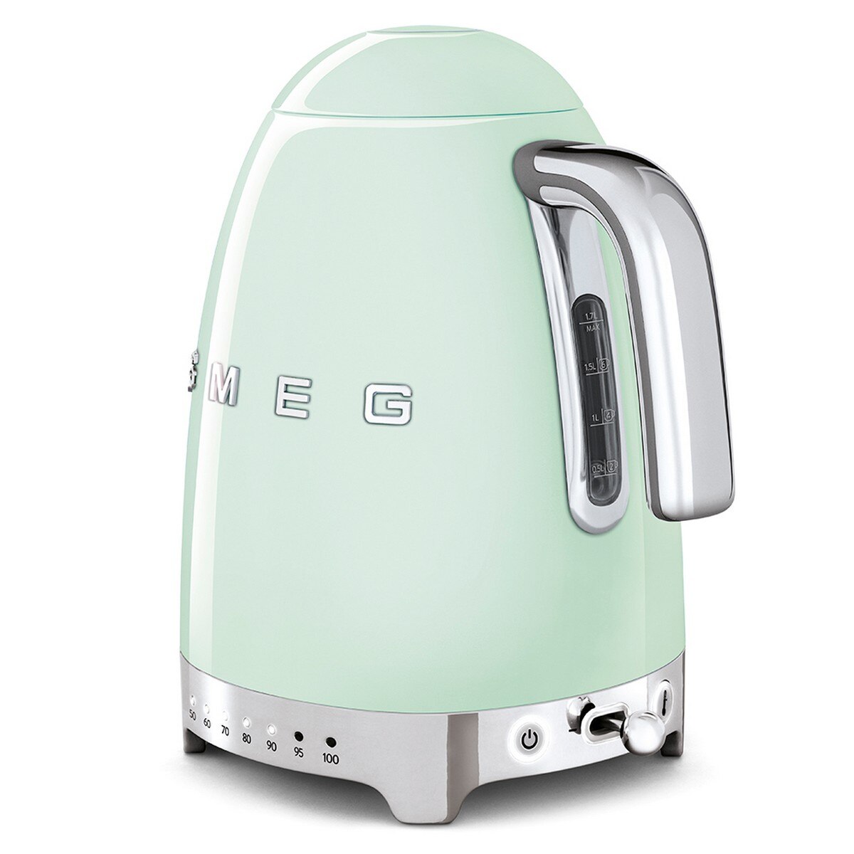 Jarro Elétrico Smeg Anni 50, Temperatura Variável e de 1,7 Litros Verde Água-3