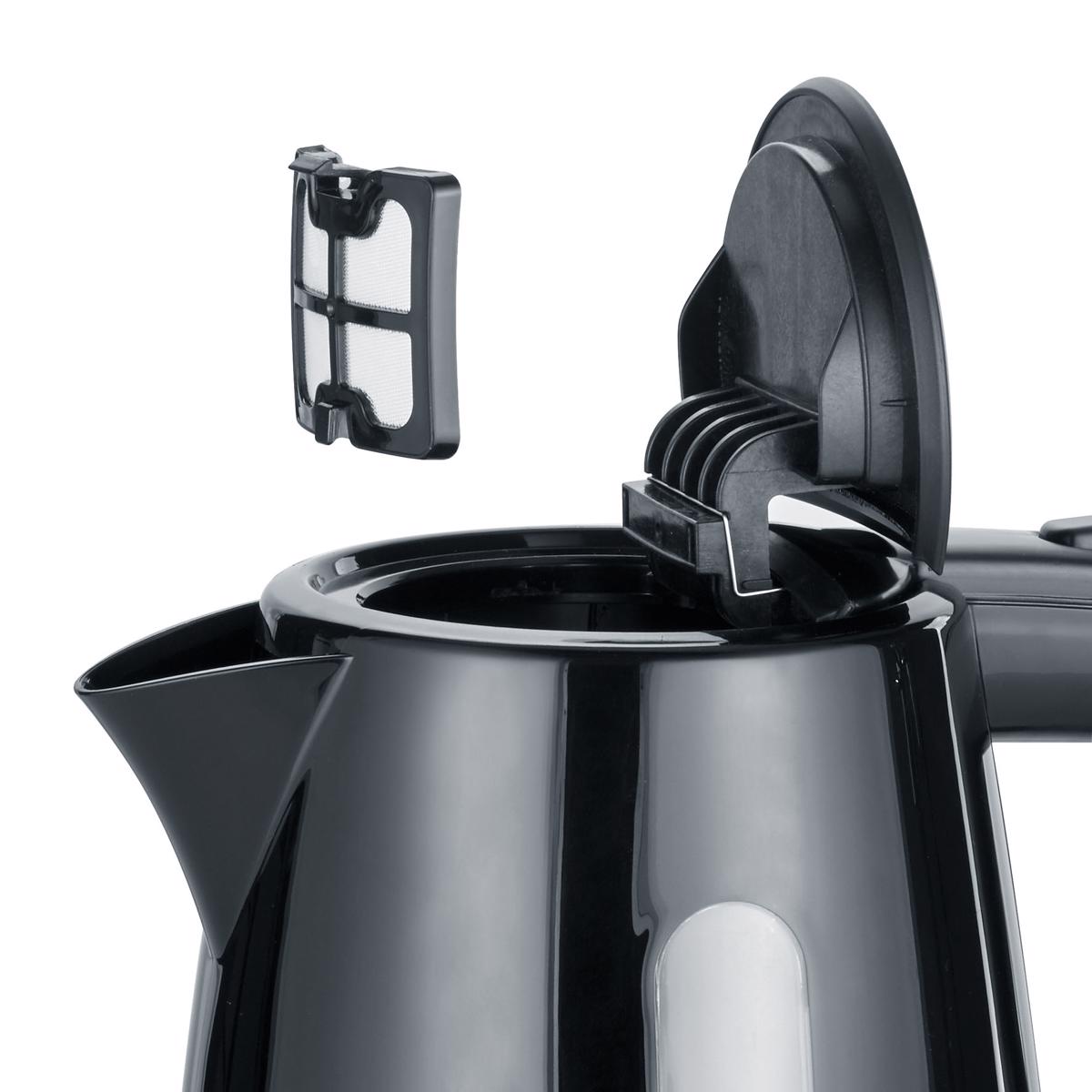 Jarro Elétrico Severin WK 3410 de 2200 W e Capacidade de 1 Litro - Preto Preto-3
