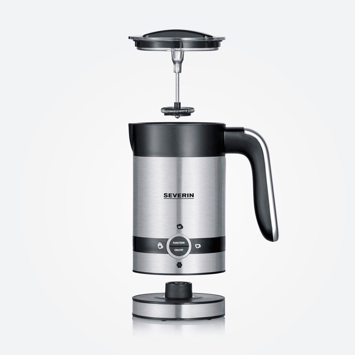Batedor de Leite Severin SM 3584 de 450 W e de 200 ml - Aço Inox Aço inoxidável-3