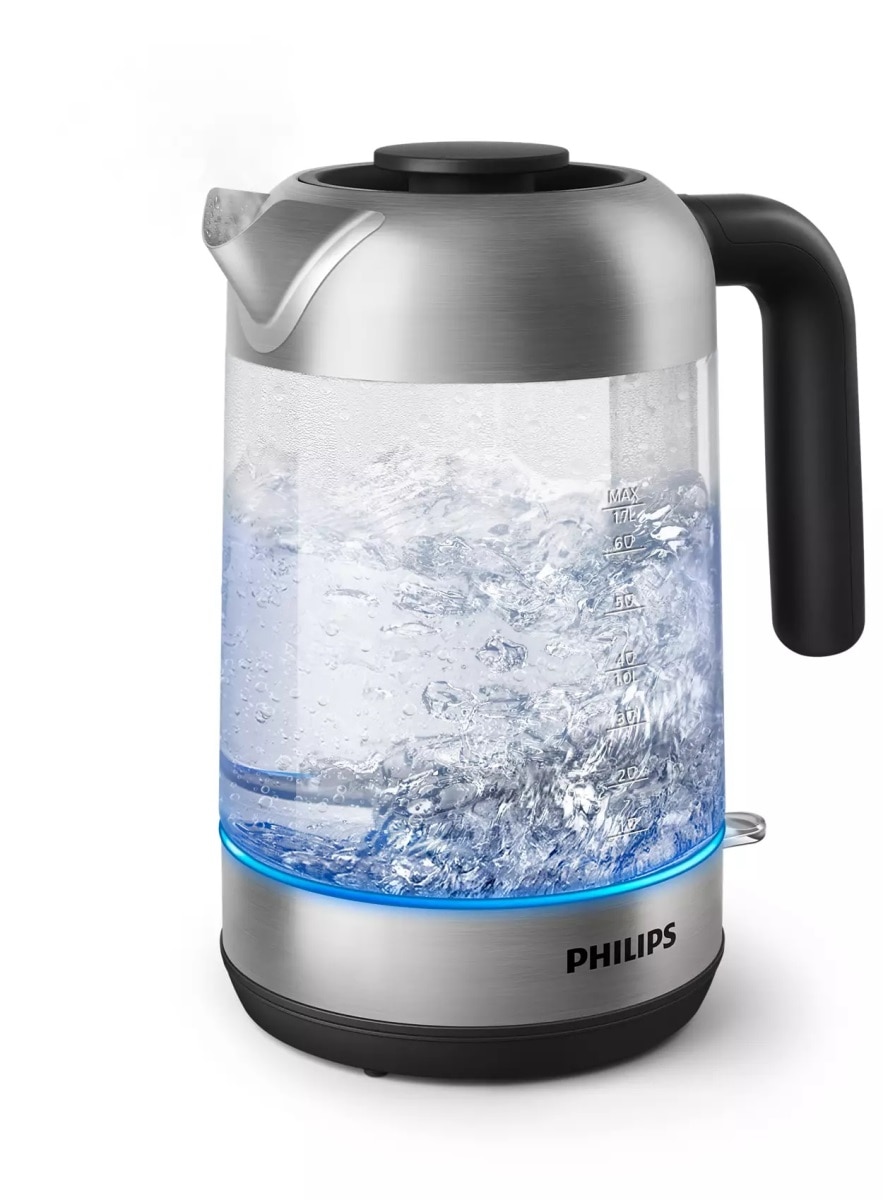 Jarro Elétrico Philips Series 5000 HD9339/80 de 2200 W e Capacidade de 1,7 L - Vidro e Inox Preto-2