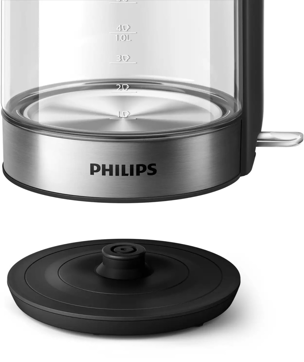 Jarro Elétrico Philips Series 5000 HD9339/80 de 2200 W e Capacidade de 1,7 L - Vidro e Inox Preto-4