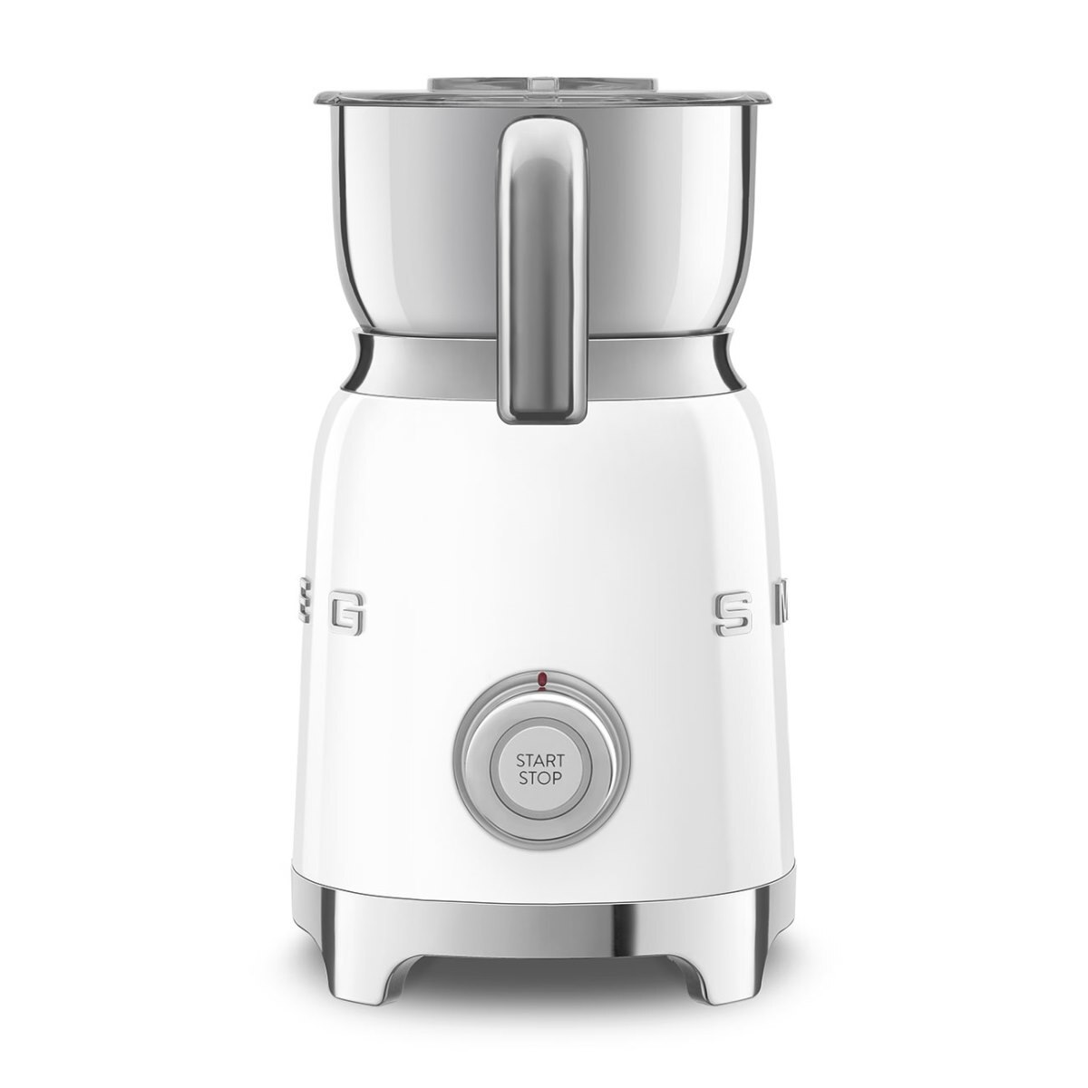 Batedor de Leite Barista Smeg Anni 50 MFF01WHEU de 500 W - Branco Polido Branco-2