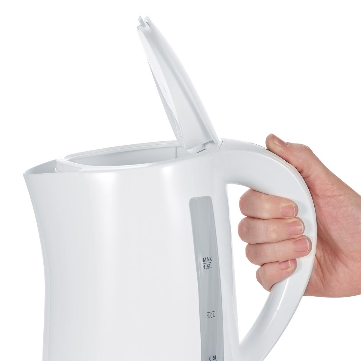 Jarro Elétrico Severin WK 3494 de 2200W e Capacidade de 1,5 Litros - Branco e Preto Branco - Preto-4