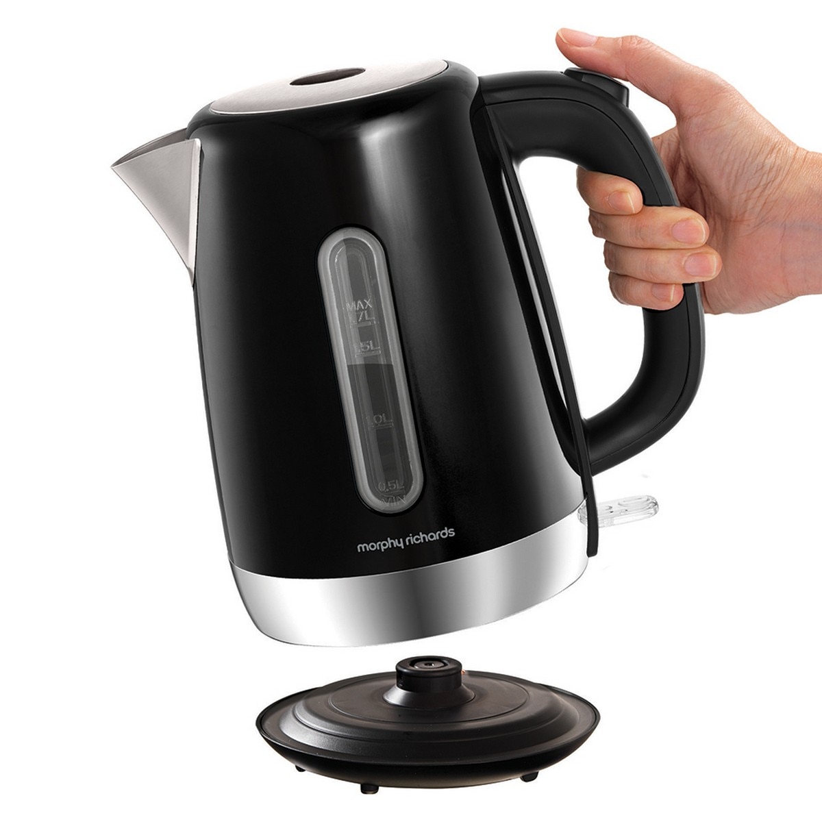 Jarro Elétrico Morphy Richards Equip 102783 de 3000 W e Capacidade de 1,7 Litros - Preto 6