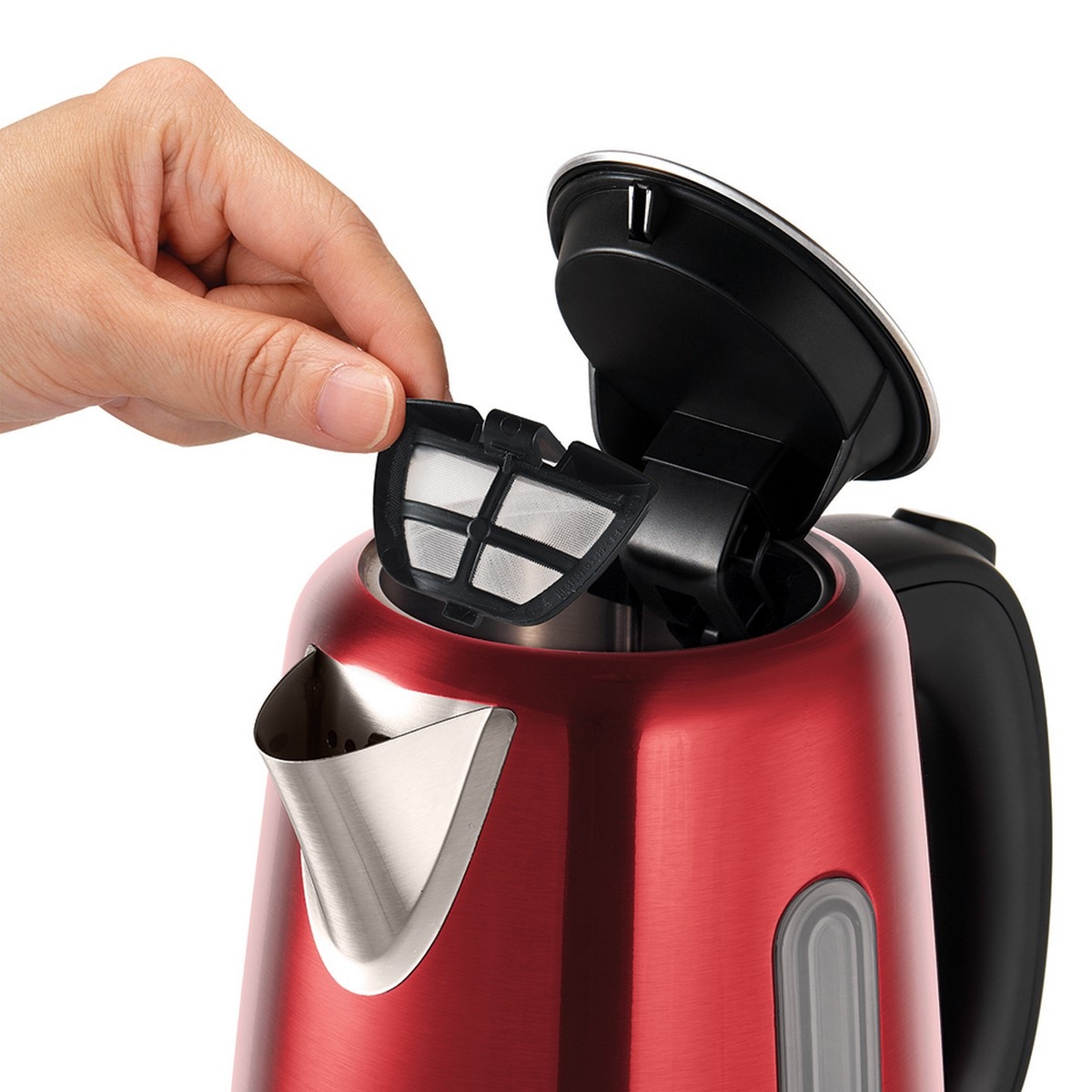 Jarro Elétrico Morphy Richards Equip 102785 de 3000 W e Capacidade de 1,7 Litros - Vermelho Vermelión-3