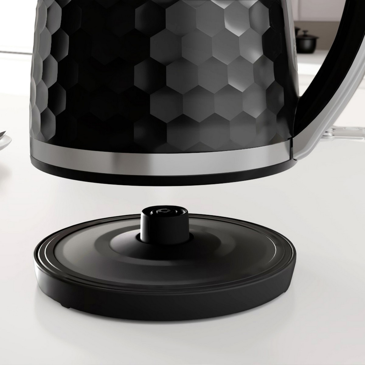 Jarro Elétrico Morphy Richards Linha Hive 108271 de 3000 W e Capacidade de 1,5 Litros - Preto Preto-4