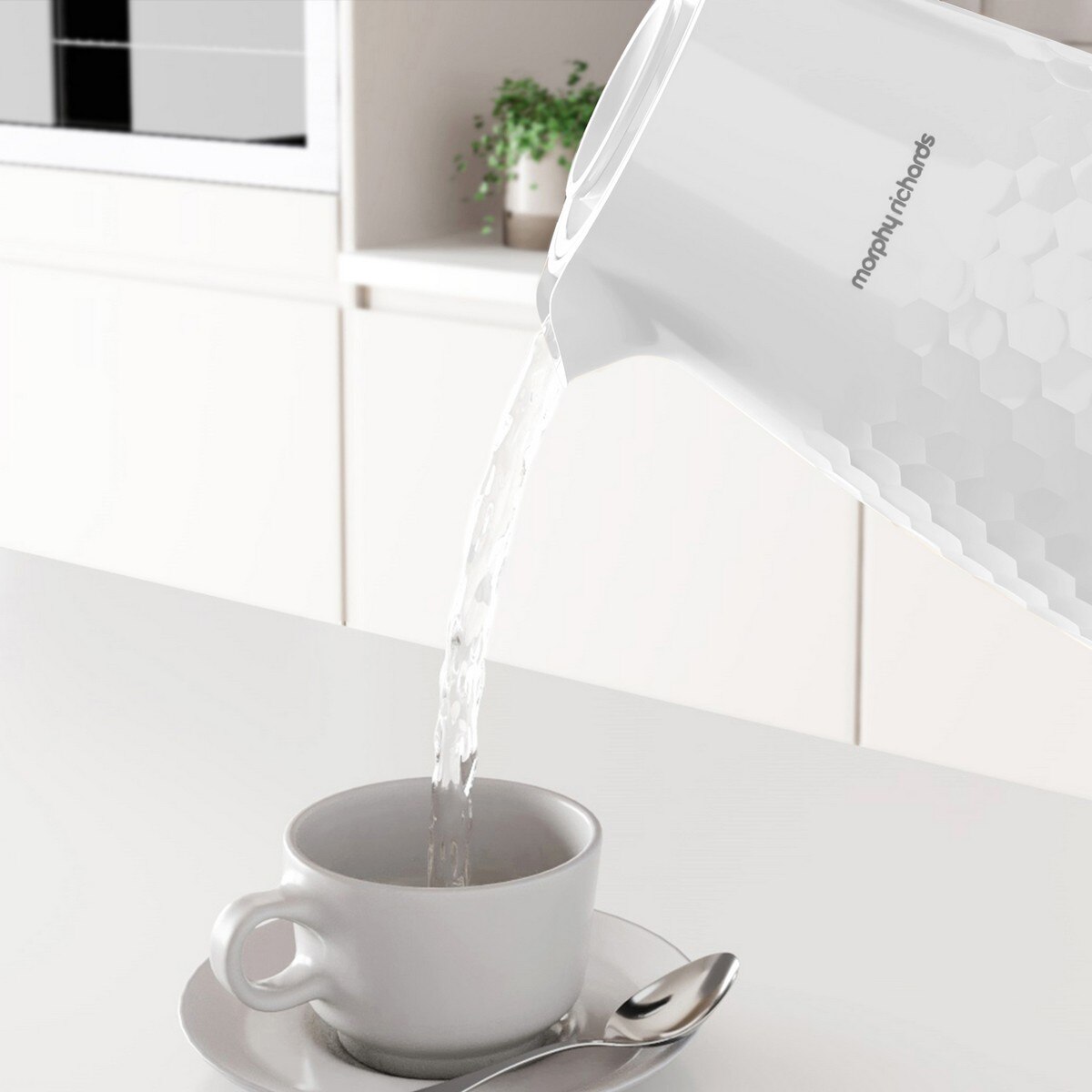 Jarro Elétrico Morphy Richards Linha Hive 108274 de 3000 W e Capacidade de 1,5 Litros - Branco Branco-2