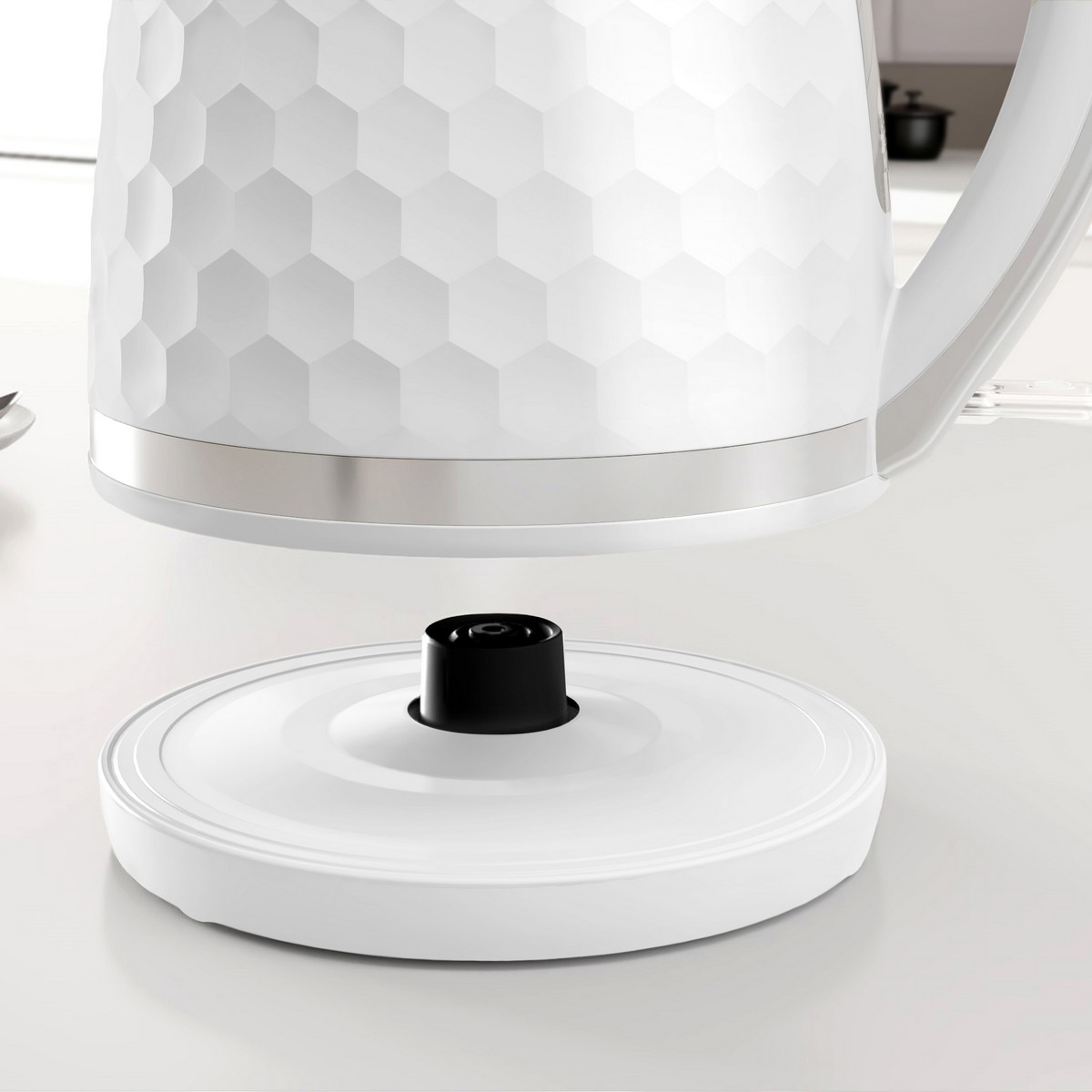 Jarro Elétrico Morphy Richards Linha Hive 108274 de 3000 W e Capacidade de 1,5 Litros - Branco Branco-6
