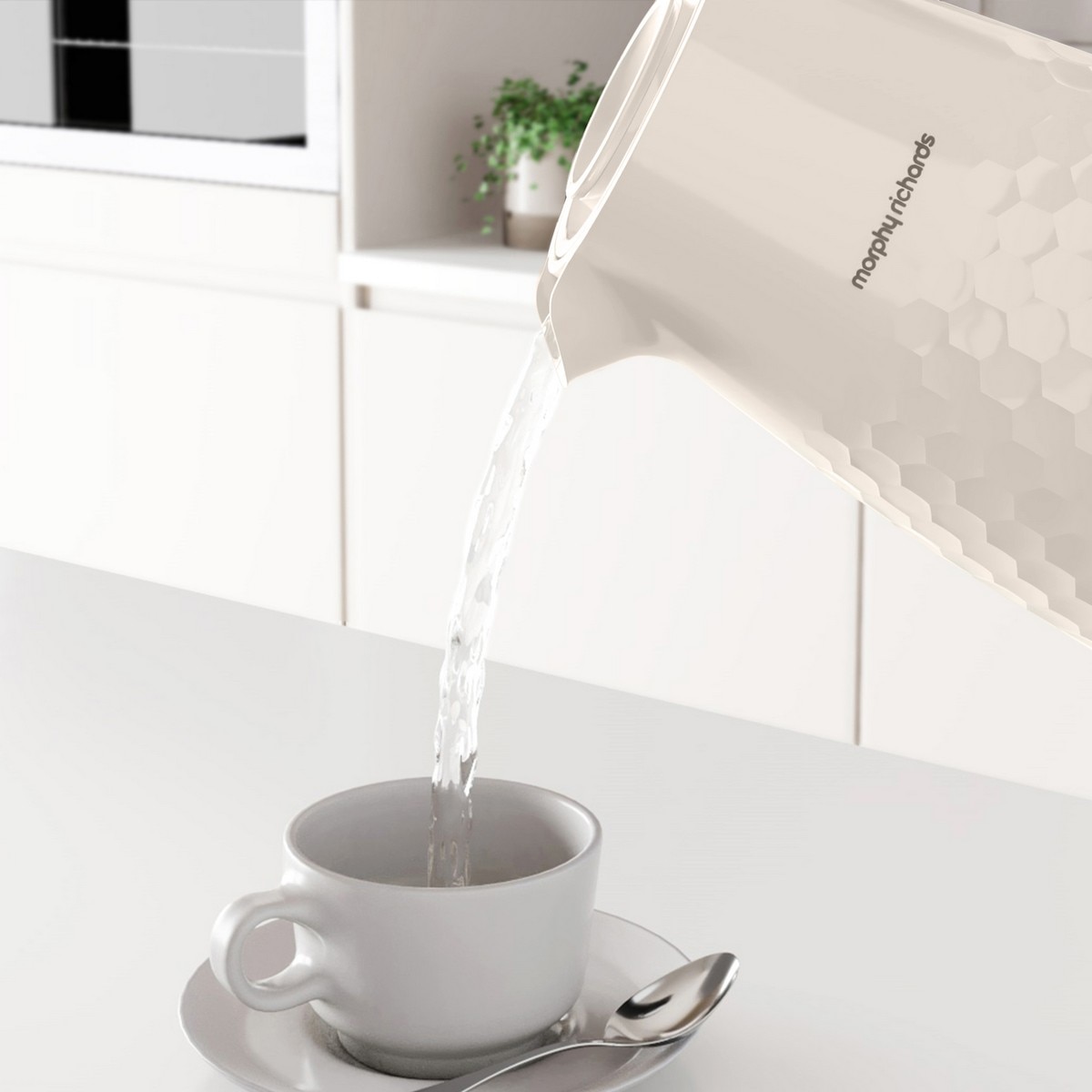 Jarro Elétrico Morphy Richards Linha Hive 108272 de 3000 W e Capacidade de 1,5 Litros - Creme Creme-2