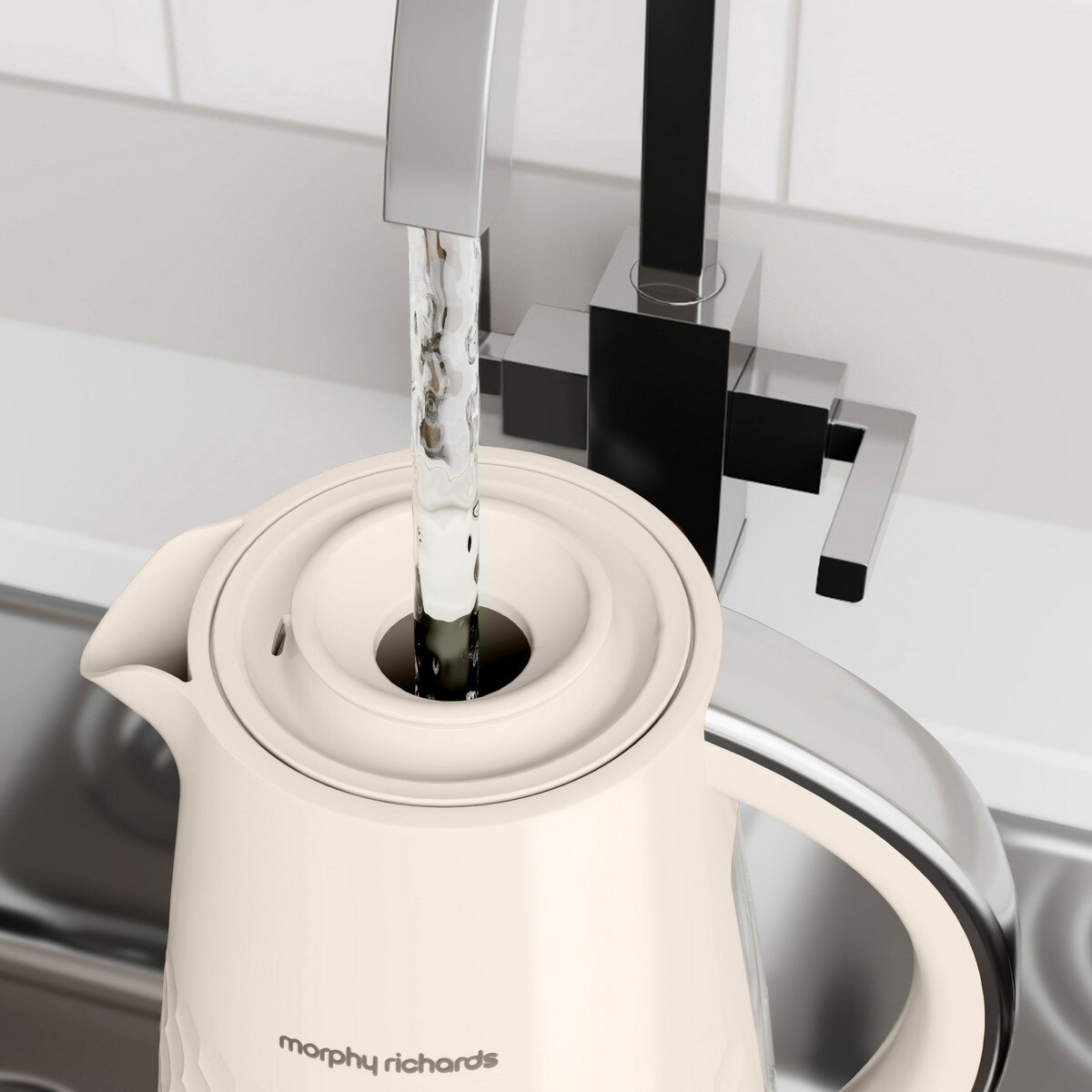 Jarro Elétrico Morphy Richards Linha Hive 108272 de 3000 W e Capacidade de 1,5 Litros - Creme Creme-4