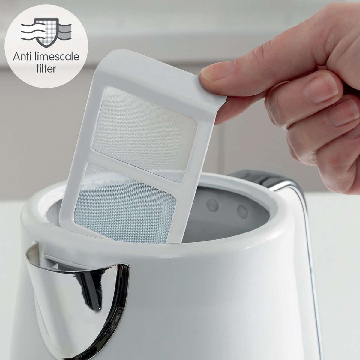 Jarro Elétrico Morphy Richards Linha Ilumination 108021 de 3000 W e Capacidade de 1,7 Litros - Branco Branco-4