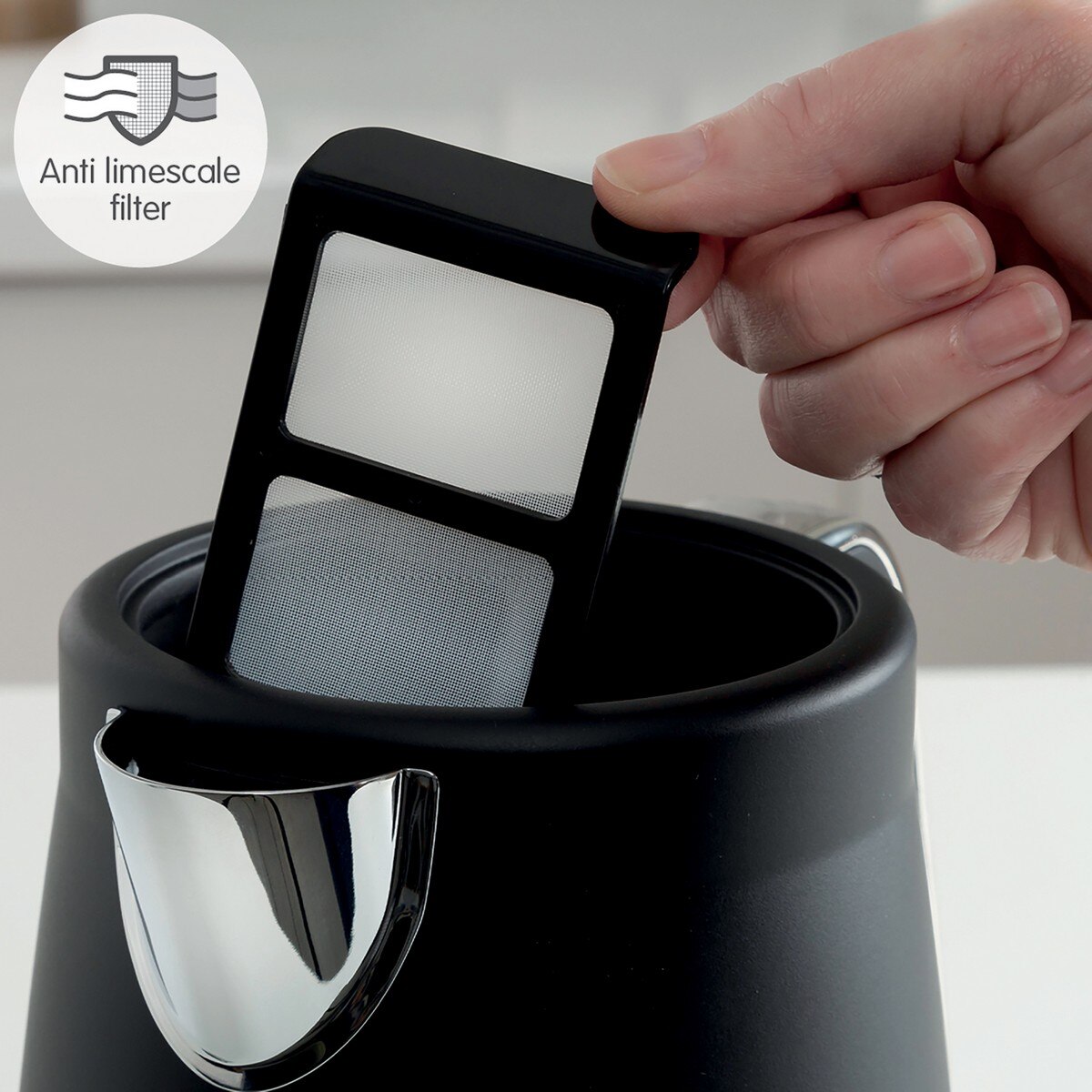 Jarro Elétrico Morphy Richards Linha Ilumination 108020 de 3000 W e Capacidade de 1,5 Litros - Preto Preto-4