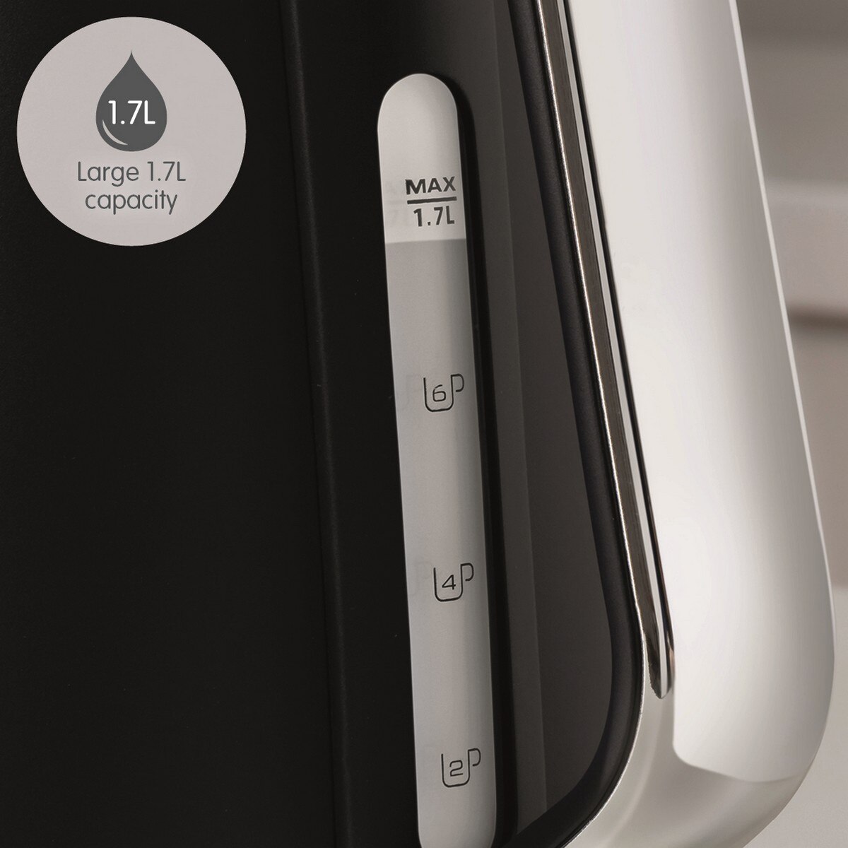 Jarro Elétrico Morphy Richards Linha Ilumination 108020 de 3000 W e Capacidade de 1,5 Litros - Preto Preto-5