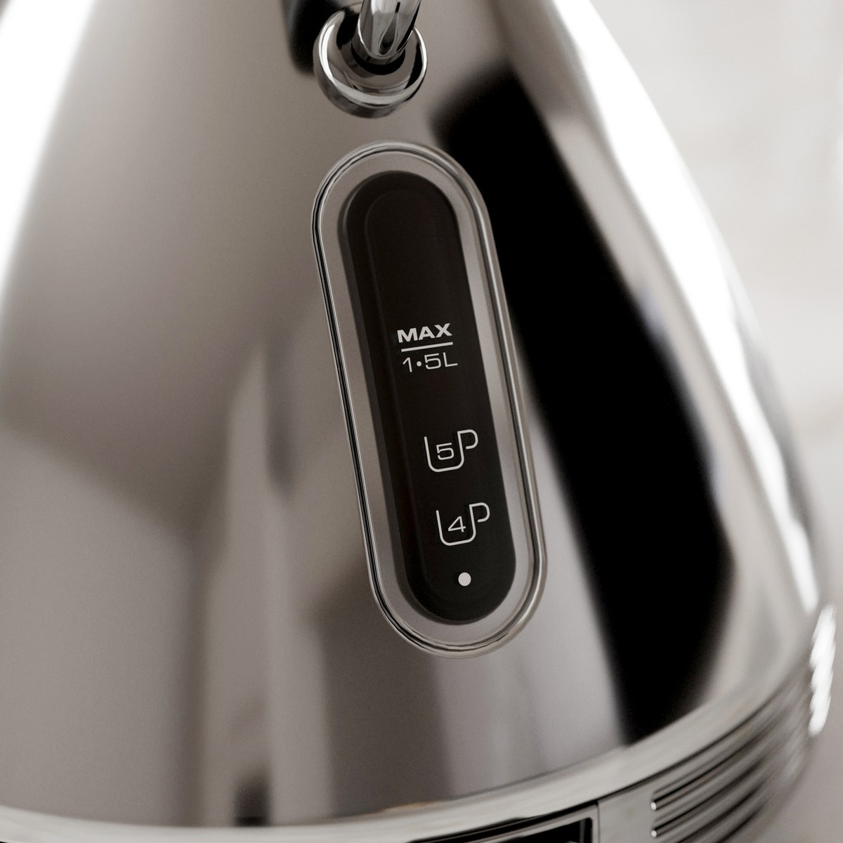 Jarro Elétrico Morphy Richards Linha Venture Pyramid 100330 de 2200 W e Capacidade de 1,5 Litros - Inox Cromado Inox-4