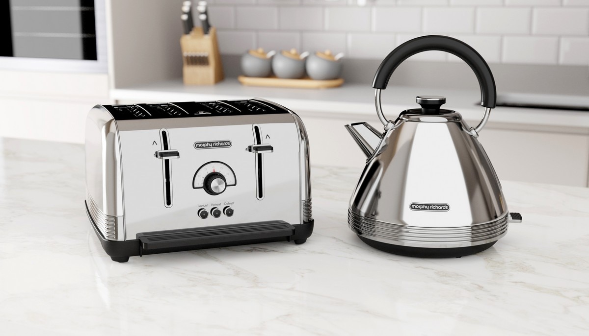 Jarro Elétrico Morphy Richards Linha Venture Pyramid 100330 de 2200 W e Capacidade de 1,5 Litros - Inox Cromado Inox-8