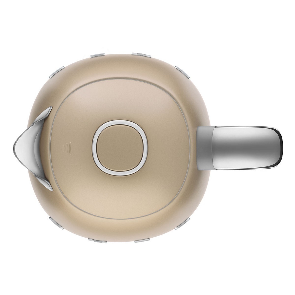 Jarro Elétrico Smeg Anni 50 de 2400 W e de 1,7 Litros Dourado Mate-4