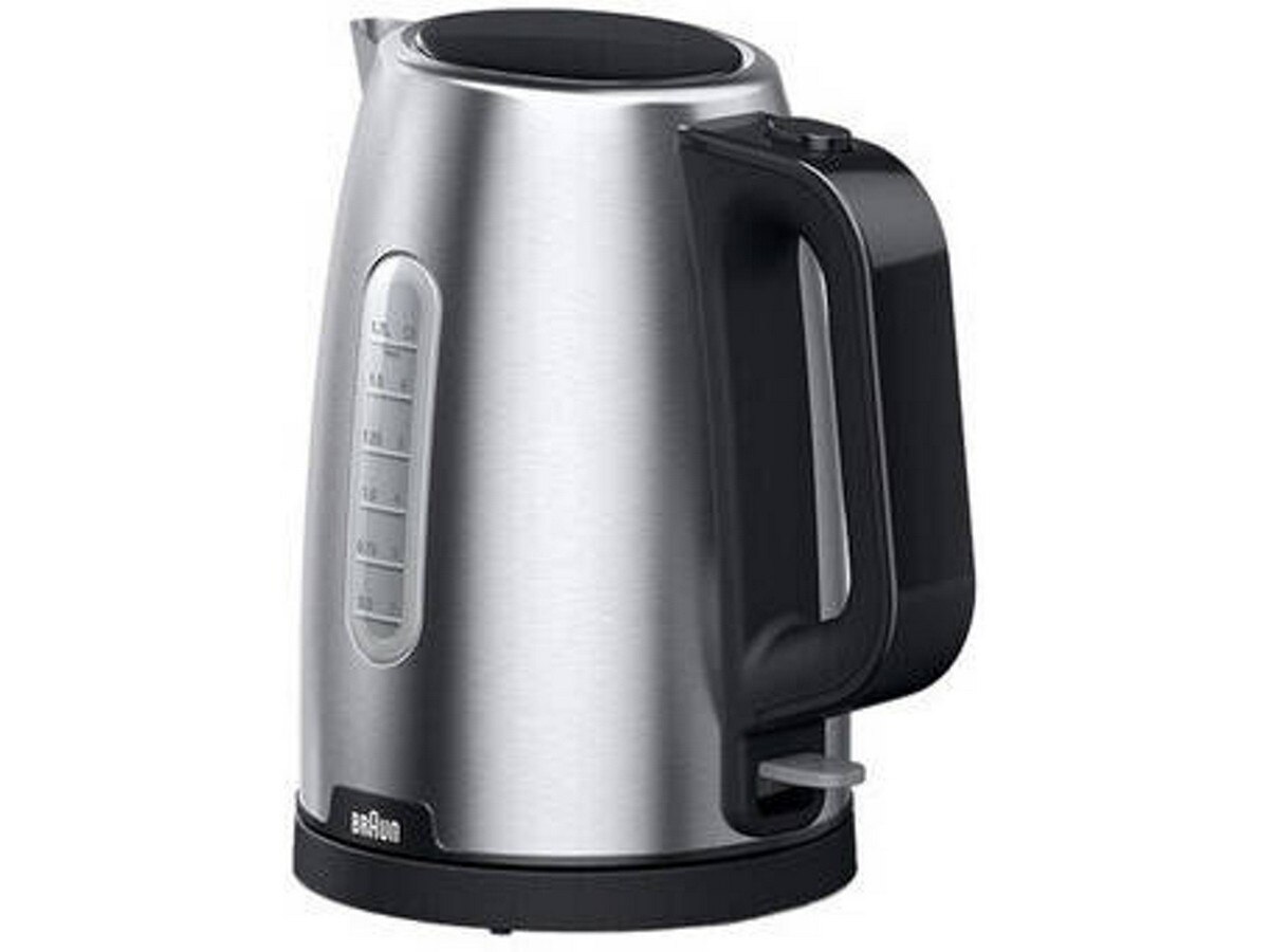 Jarro Elétrico Braun WK1500BK PurShine de 2200 W e Capacidade de 1,7 Litros - Preto e Aço Inox Preto / Cinzento-2