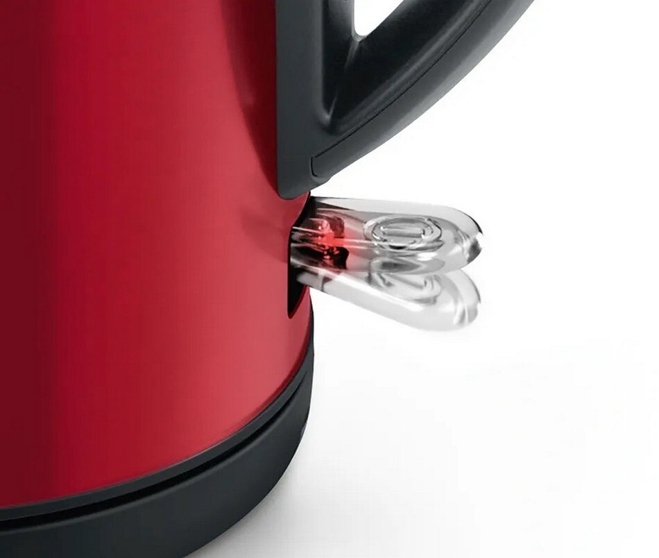 Jarro Elétrico Bosch DesignLine TWK4P434 de 2400 W e de 1,7 Litros - Inox e Vermelho Vermelho-5