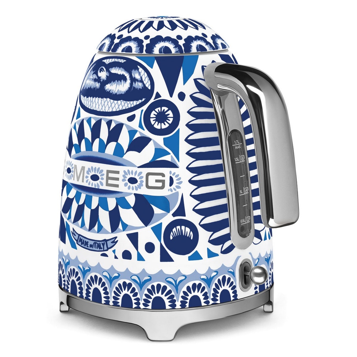 Jarro Elétrico Smeg Anni 50 Dolce&Gabanna KLF03DGBEU de 2400 W e de 1,7 Litros - Blu Mediterraneo 6