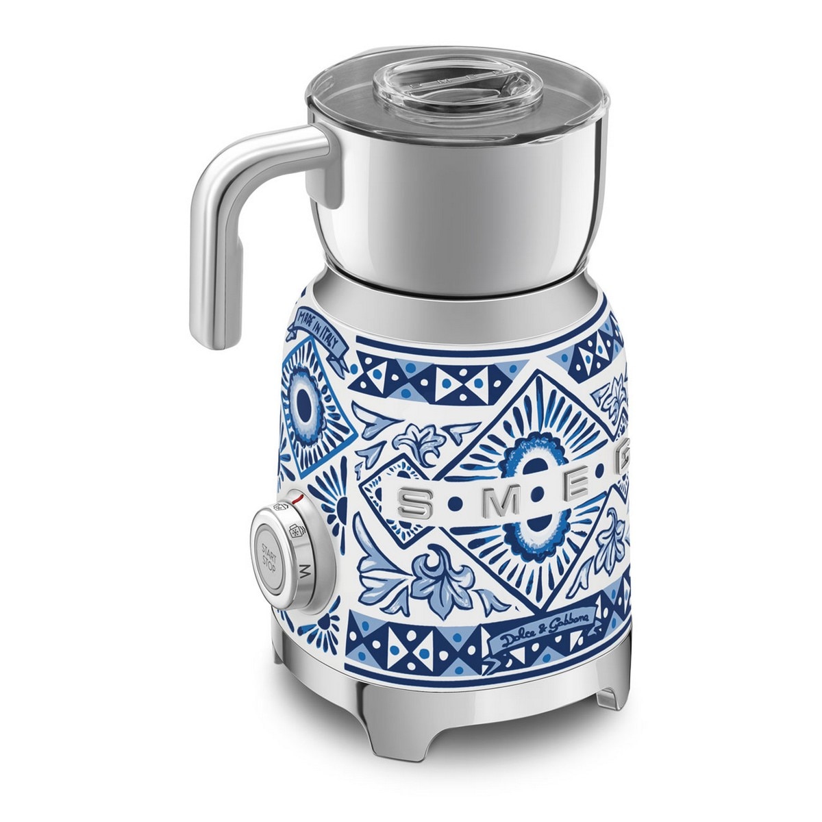 Batedor de Leite Barista Smeg Anni 50 Dolce&Gabanna MFF11WHEU de 500 W - Blu Mediterraneo 4