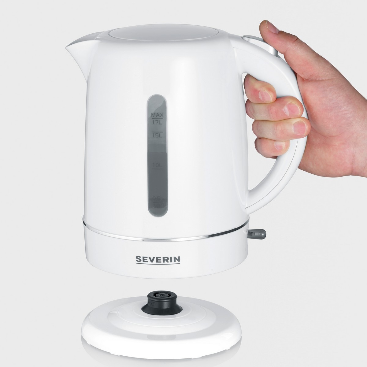 Jarro Elétrico Severin WK4325 de 2200 W e de 1,7 Litros - Branco Branco-2
