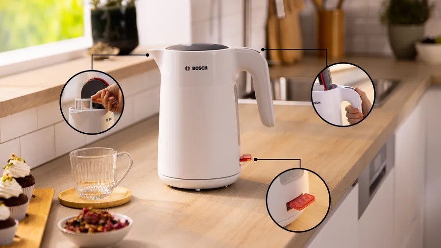 Jarro Elétrico Bosch MyMoment TWK2M161 de 2400 We de 1,7 Litros - Branco Branco mate-2