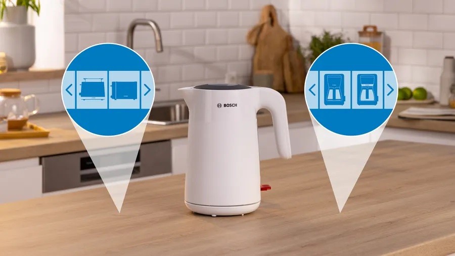 Jarro Elétrico Bosch MyMoment TWK2M161 de 2400 We de 1,7 Litros - Branco Branco mate-3