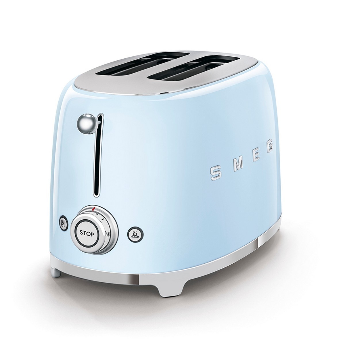 Torradeira Smeg Anni 50 de 950 W com 2 Fendas Curtas Azul Céu-2