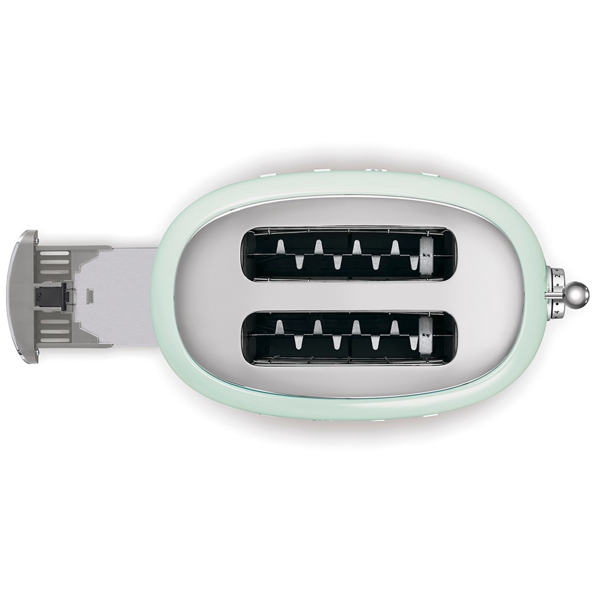 Torradeira Smeg Anni 50 de 950 W com 2 Fendas Curtas Verde Água-4