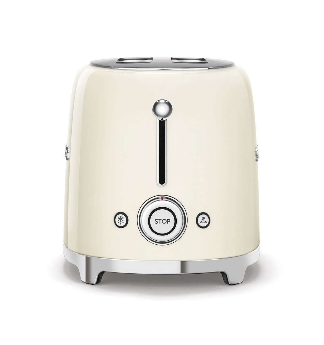 Torradeira Smeg Anni 50 TSF02CREUde 1500 W com 2 Fendas Longas - Creme Polido Creme-3