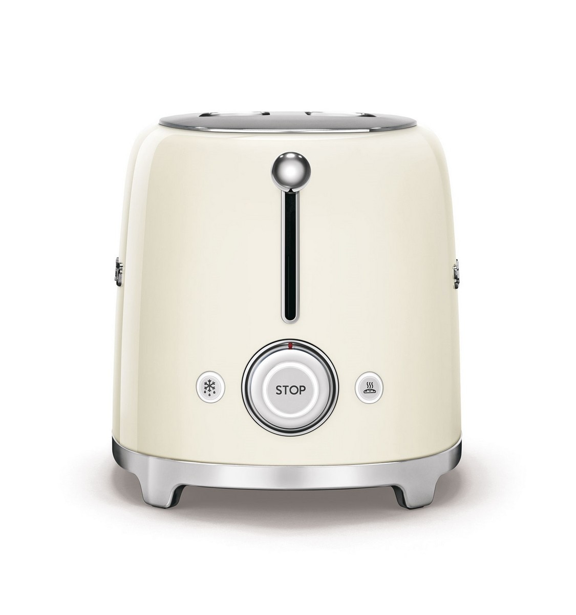 Torradeira Smeg Anni 50 TSF02CREUde 1500 W com 2 Fendas Longas - Creme Polido Creme-5