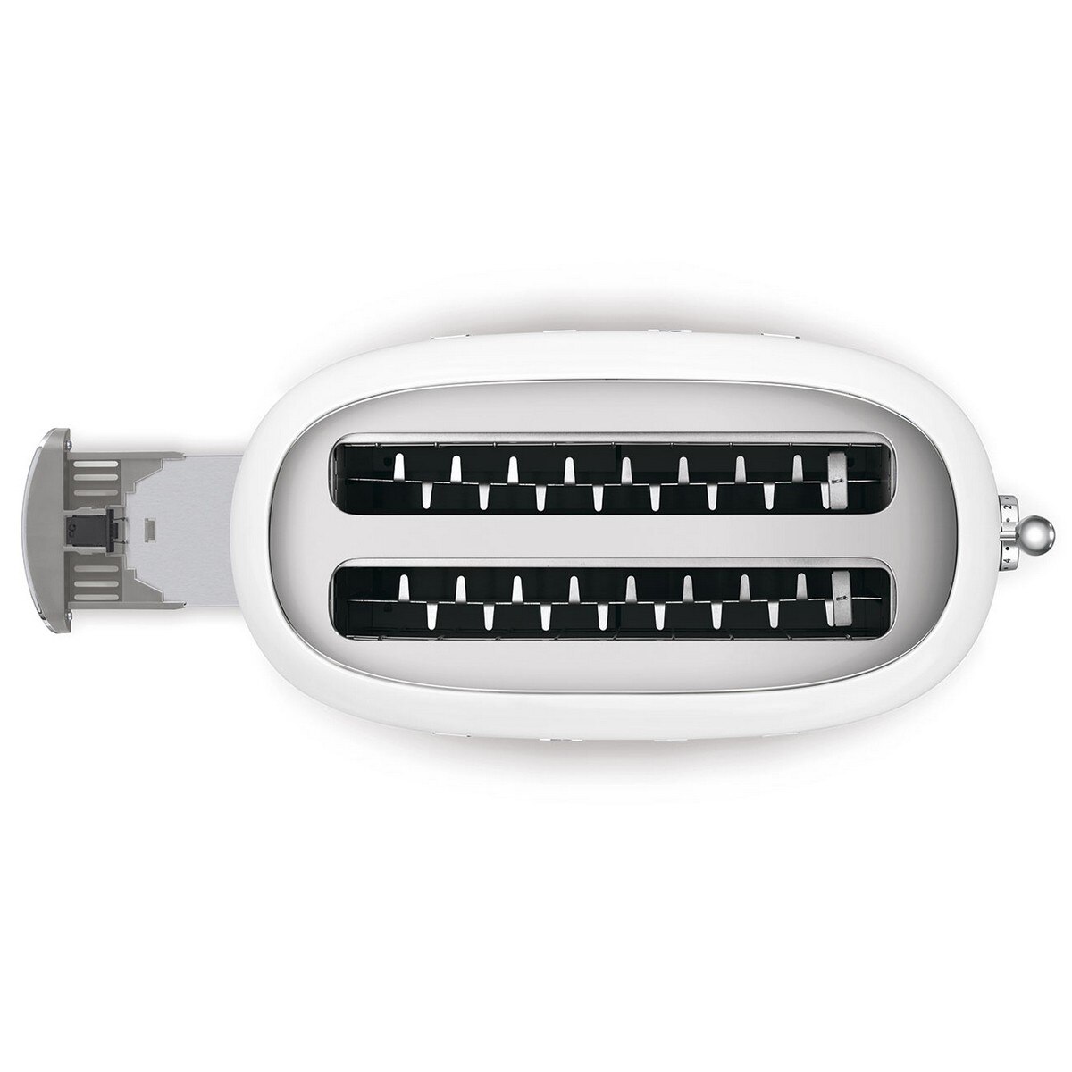 Torradeira Smeg Anni 50 de 1500 W com 2 Fendas Longas Branco-4
