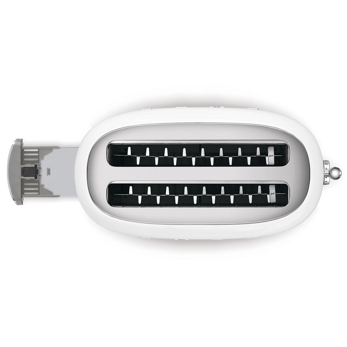 Torradeira Smeg Anni 50 de 1500 W com 2 Fendas Longas Branco-4