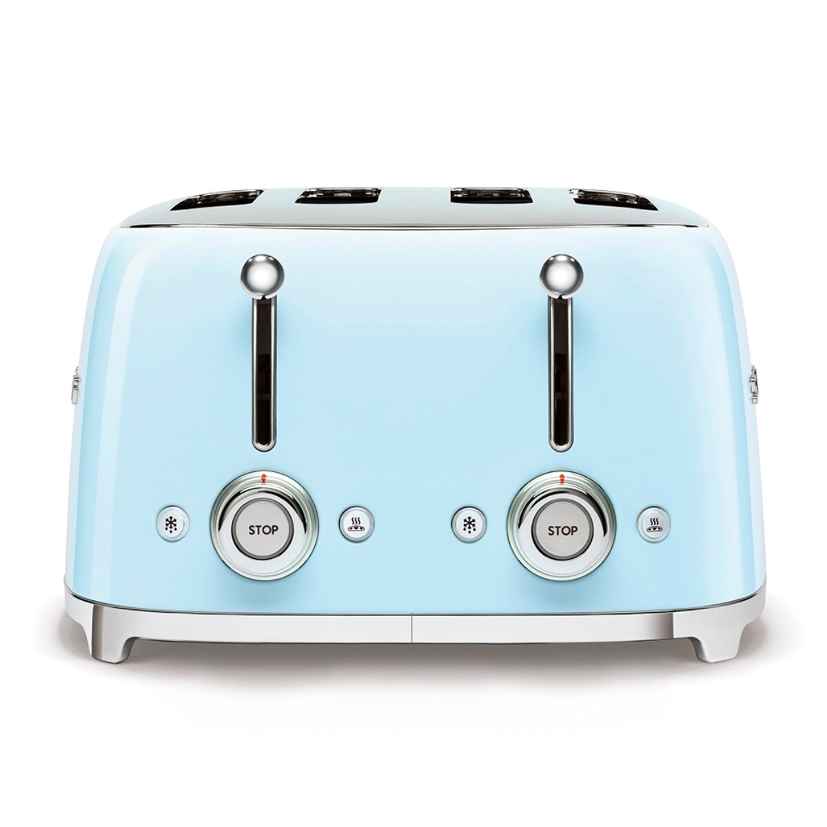Torradeira Smeg Anni 50 de 2000 W com 4 Fendas Curtas Azul Céu-2