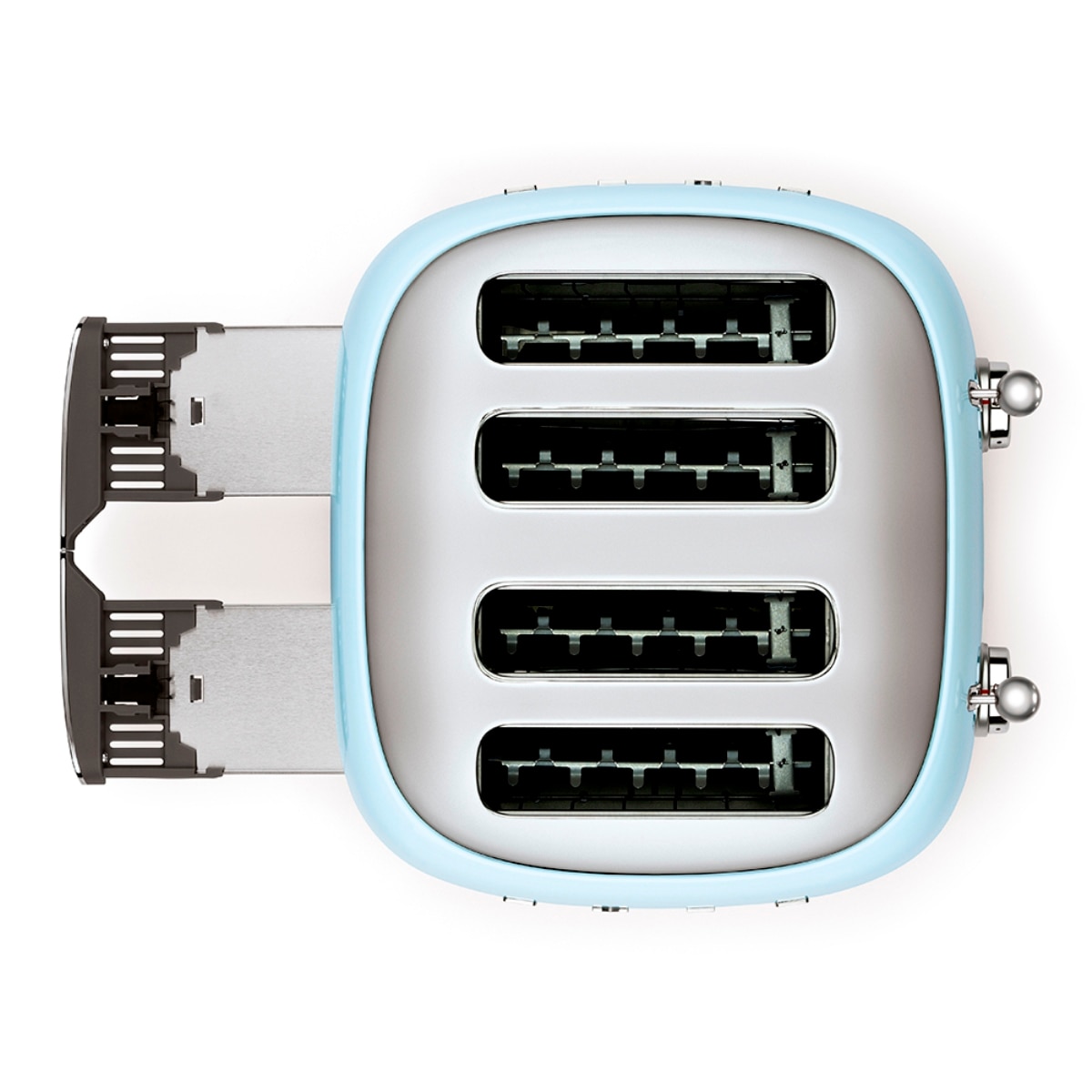 Torradeira Smeg Anni 50 de 2000 W com 4 Fendas Curtas Azul Céu-4