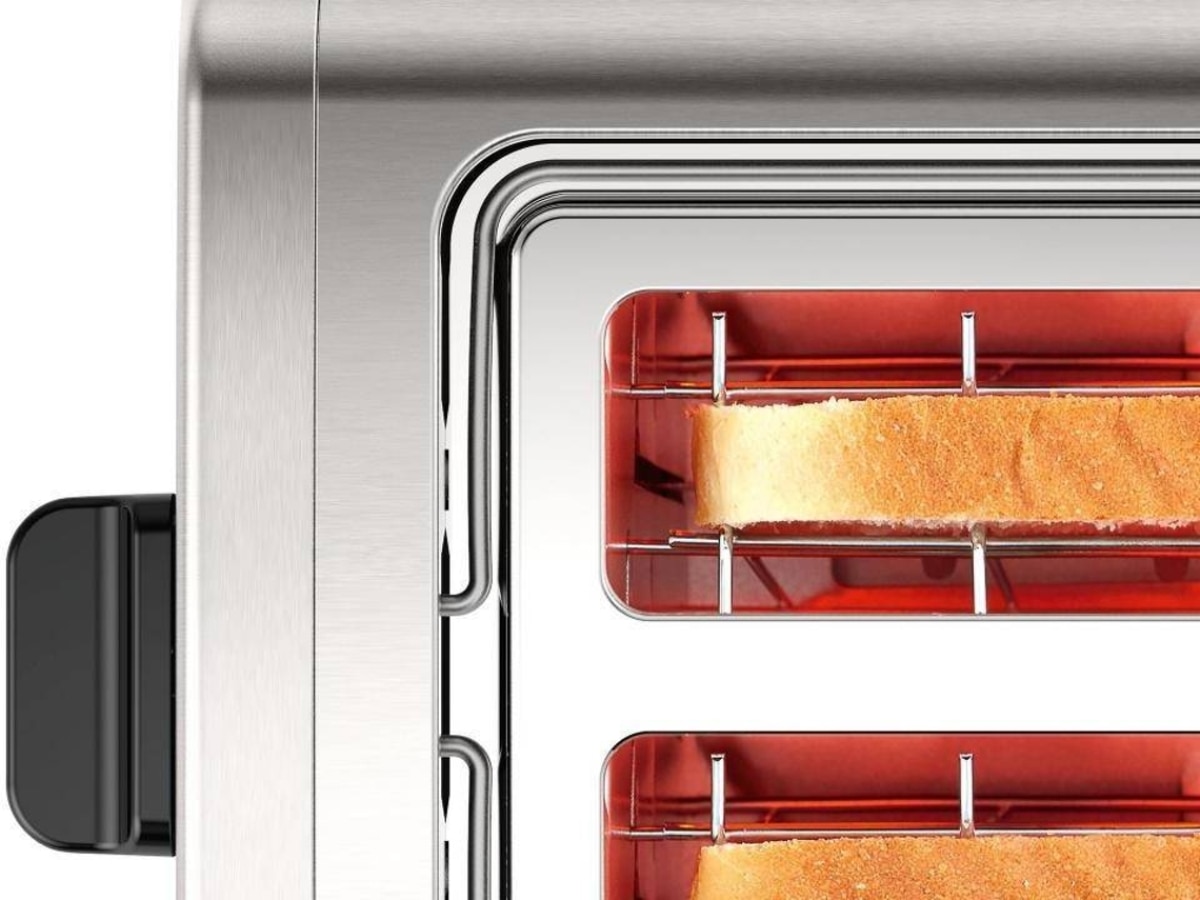 Torradeira Bosch Compact DesignLine TAT4P420 de 970 W com 2 Fendas Curtas - Inox Inox-2