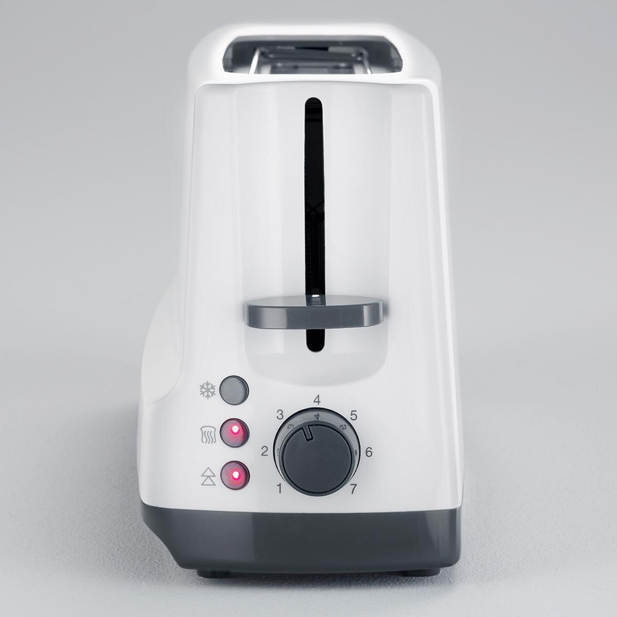 Torradeira Severin AT2232 Long Slot de 800 W com 1 Fenda Longa - Branco e Cinza Branco / Cinzento-4