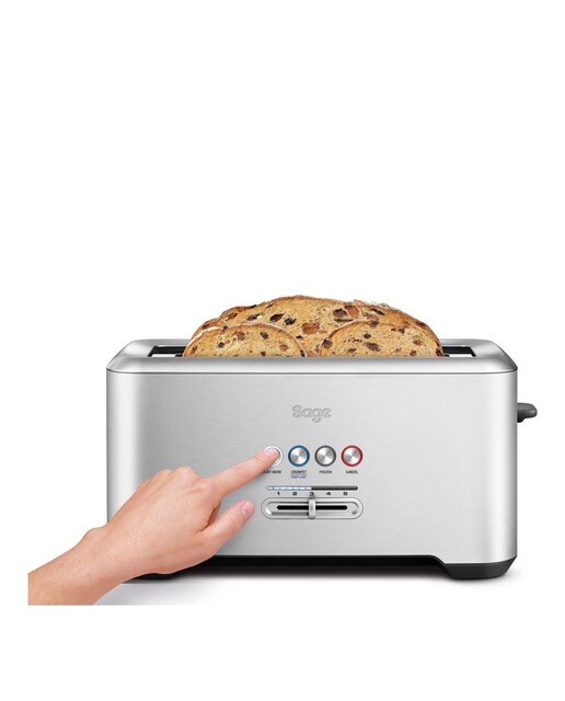 Imagem 0 de Torradeira Sage STA730BSS2EEU1 A Bit More 4 Slice de 1800 W com 2 Fendas Longas - Aço Inox Escovado