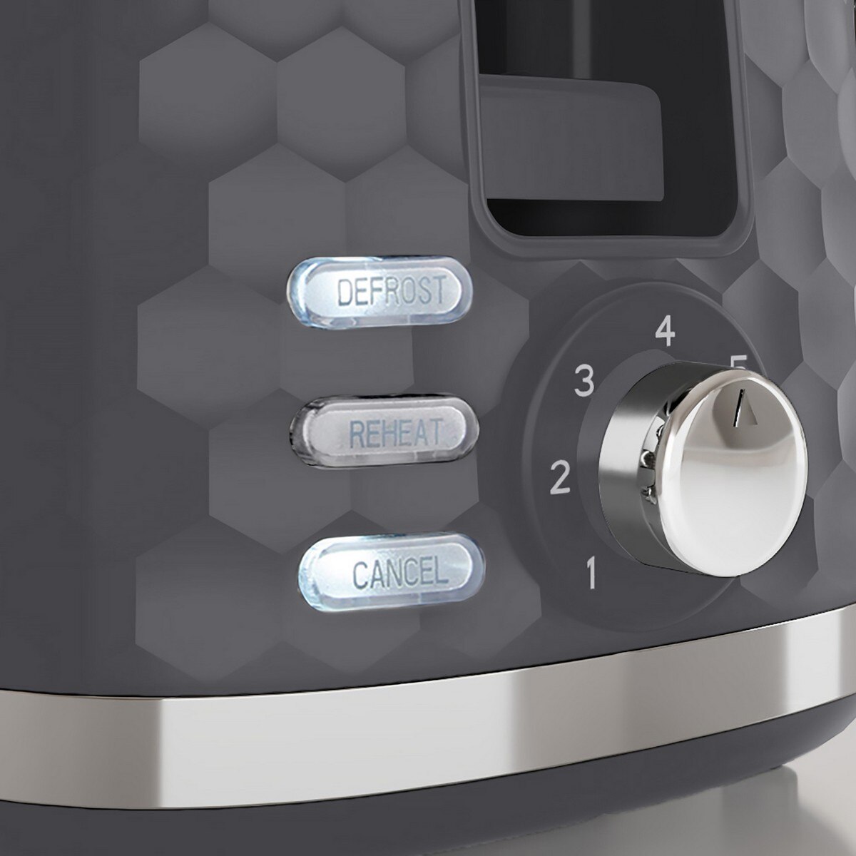 Torradeira Morphy Richards 220033 Linha Hive de 850 W com 2 Fendas Curtas - Cinzento Cinzento-3