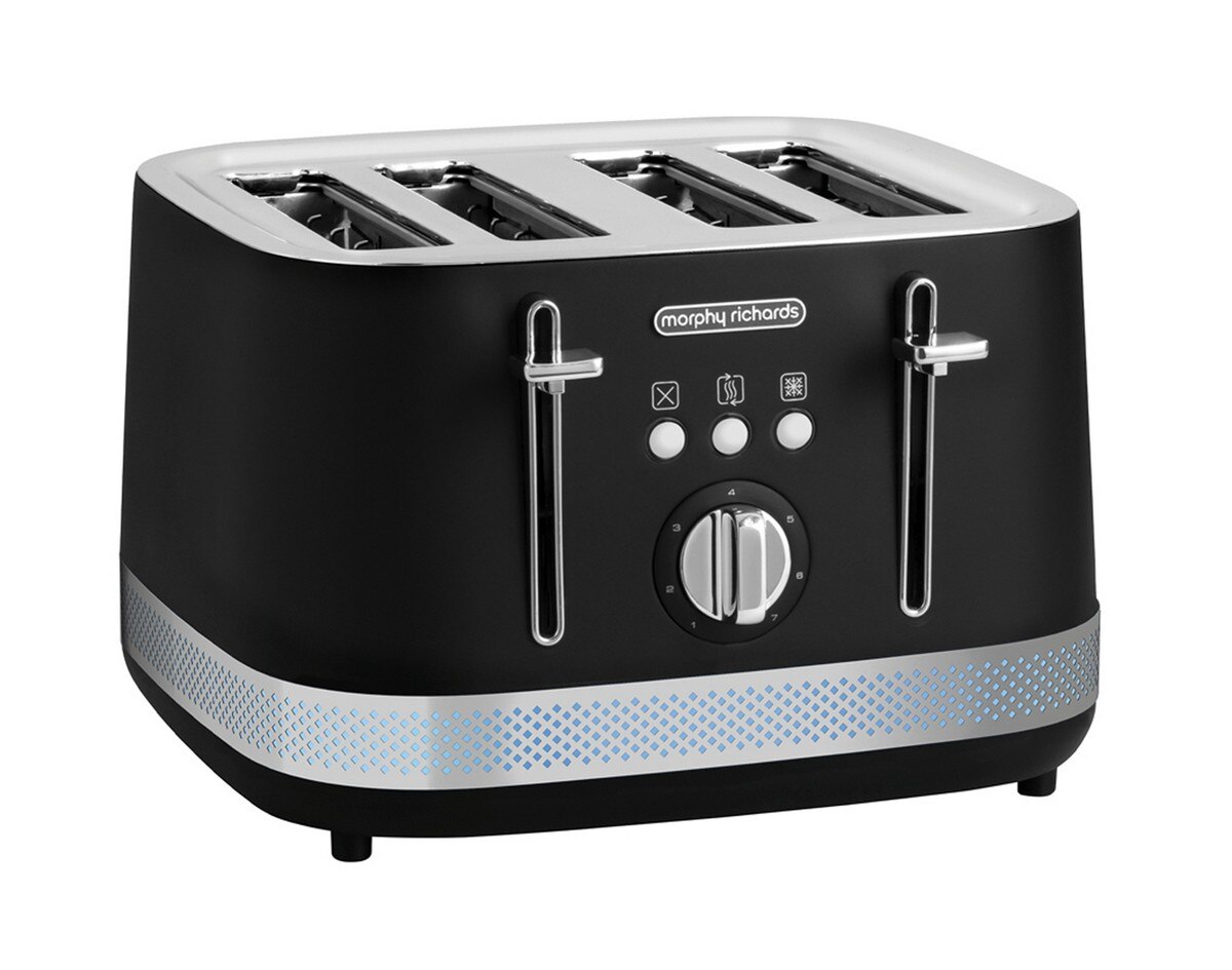 Imagem 0 de Torradeira Morphy Richards 248020 Linha Illumination de 1800 W com 4 Fendas Curtas - Preto