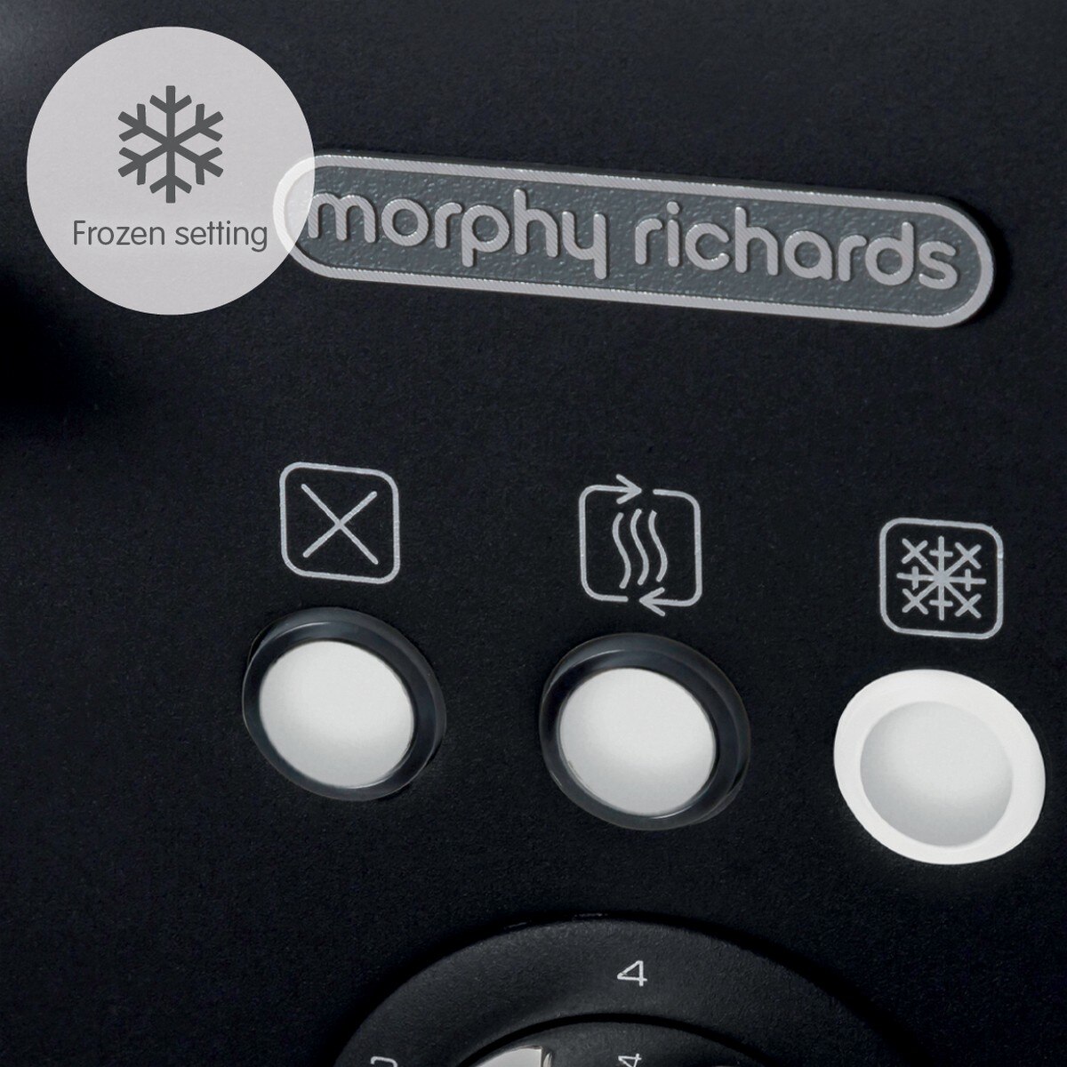 Torradeira Morphy Richards 248020 Linha Illumination de 1800 W com 4 Fendas Curtas - Preto Preto-6