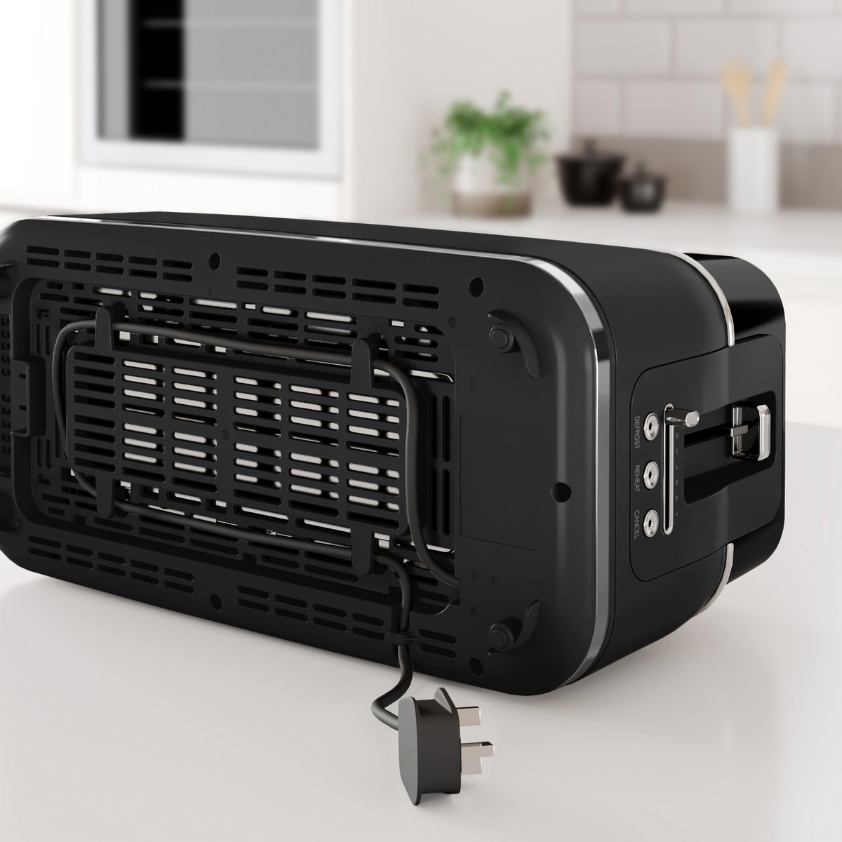 Torradeira Morphy Richards 245744 Linha Signature Opulent Long Slot de 1750 W com 2 Fendas Longas - Preto Preto-8