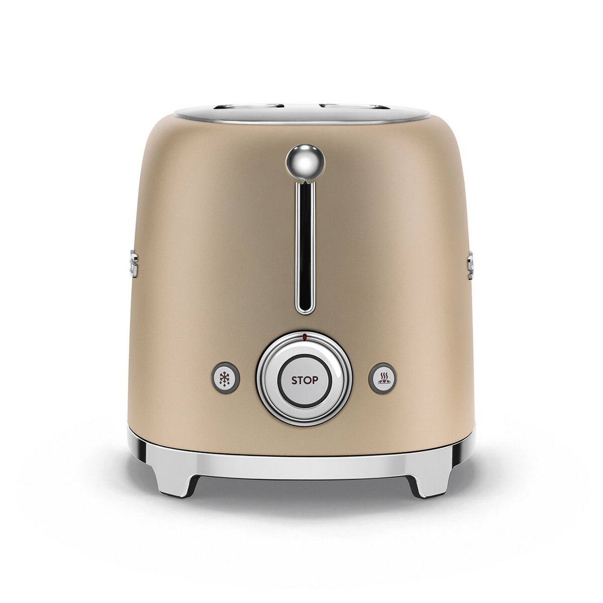 Torradeira Smeg Anni 50 TSF01CHMEU de 950 W com 2 Fendas Curtas - Dourado Mate Dourado Mate-4