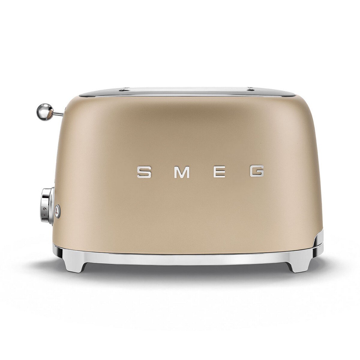 Torradeira Smeg Anni 50 TSF01CHMEU de 950 W com 2 Fendas Curtas - Dourado Mate Dourado Mate-5