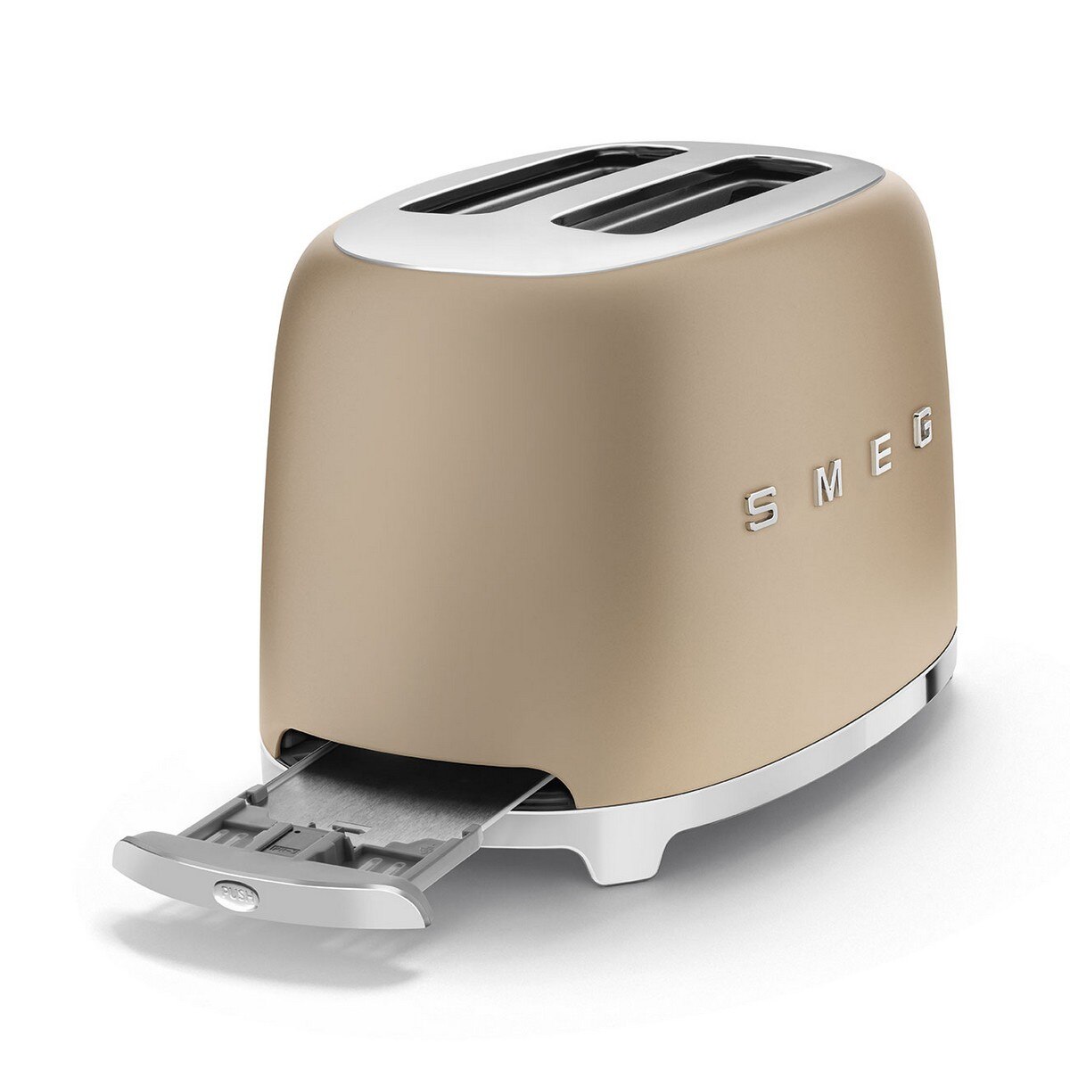 Torradeira Smeg Anni 50 TSF01CHMEU de 950 W com 2 Fendas Curtas - Dourado Mate Dourado Mate-8