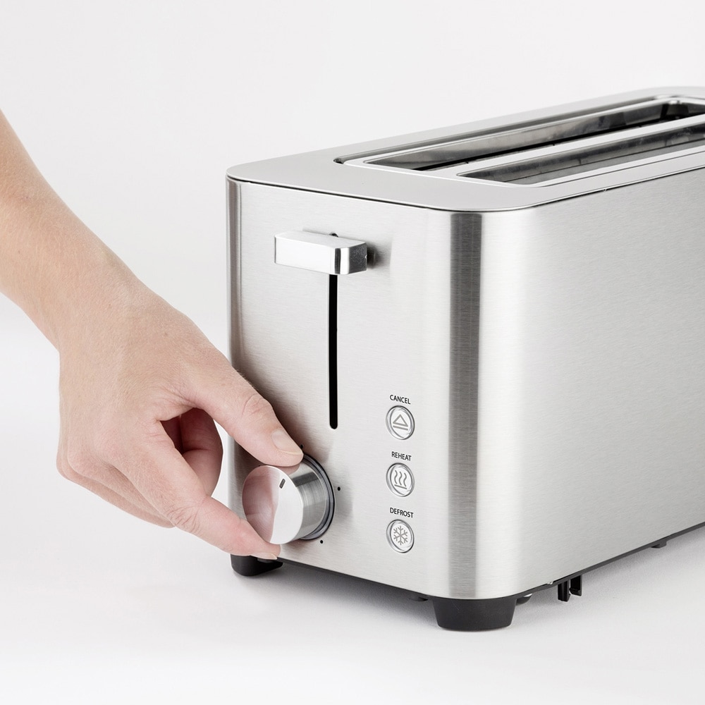 Torradeira Caso Classico T4 Toaster 5CASOD1926 de 1400 W com 2 Fendas Longas - Inox Inox-4