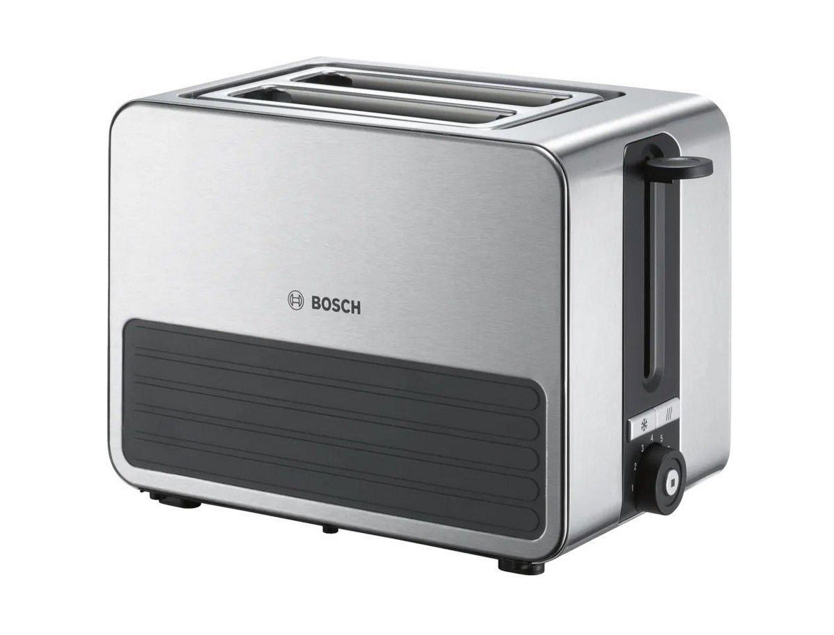 Torradeira Bosch Compacta Silicone line TAT7S25 de 1050 W com 2 Fendas Curtas - Inox Inox-1