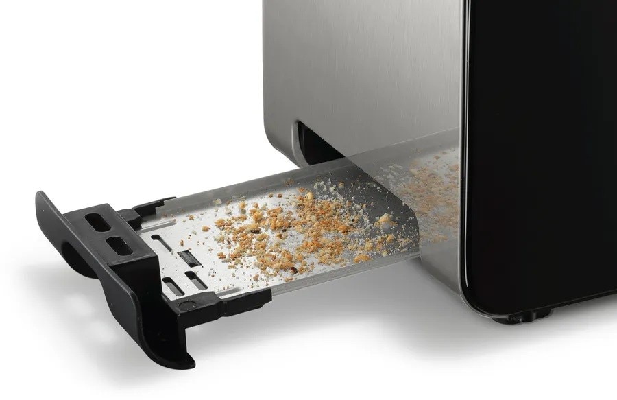 Torradeira Bosch Compacta Sky TAT7203 de 1050 W com 2 Fendas Curtas - Preto e Inox Preto / Inox-4